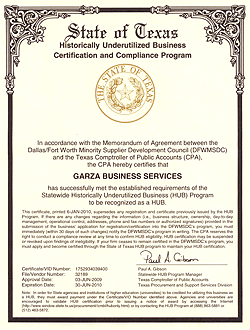 Historically Underutilized Business Certification and Compliance Program